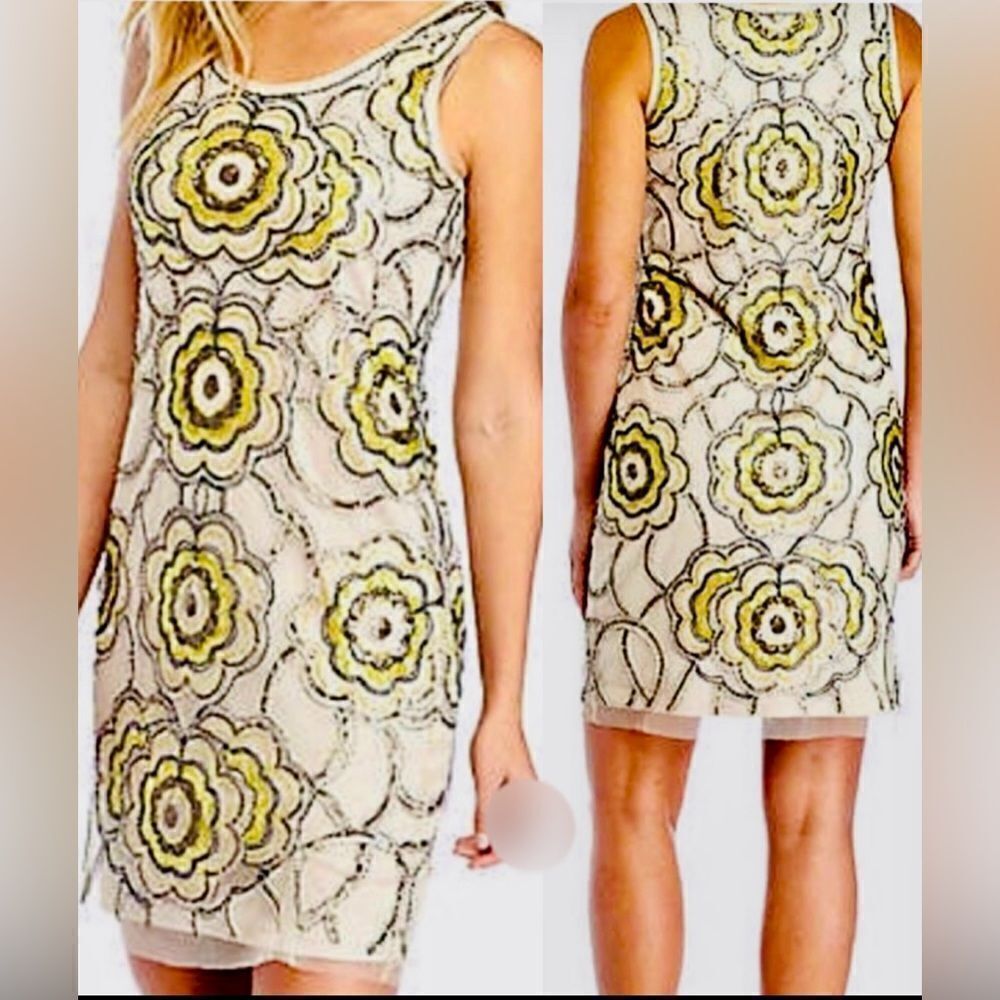 SPENCE BEADED SLEEVELESS FORMAL EVENT DRESS SIZE 16